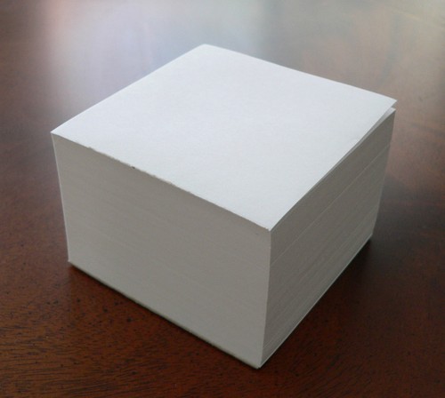 Note paper refill cube - paper,