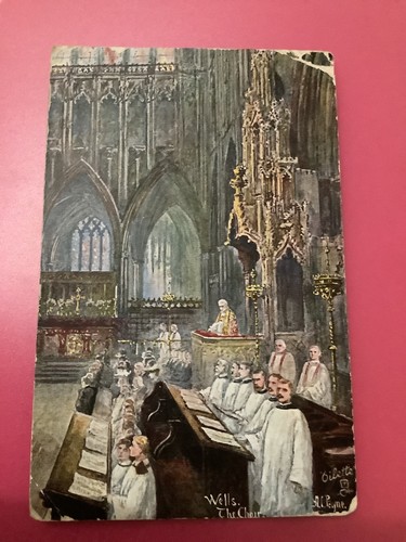 Choir wells cathedral 1906 - wells,
