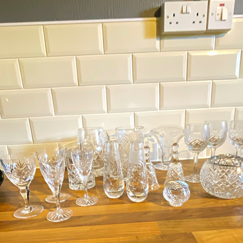 Clear cut glass crystal - clear,