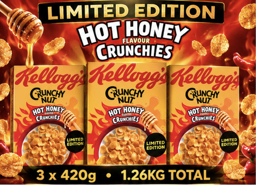 Kelloggs crunchy nut hot - kelloggs,