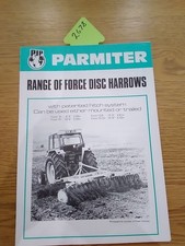 PJP Parmiter Disc Harrow Sales Brochure Leaflet