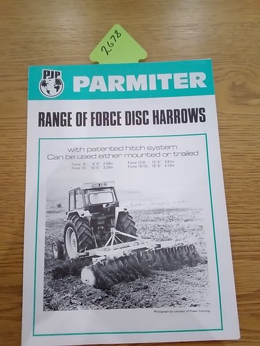 Pjp parmiter disc harrow sales - parmiter,