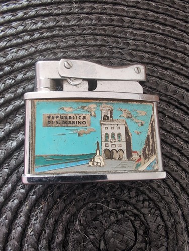 Vintage petrol lighter - vintage,
