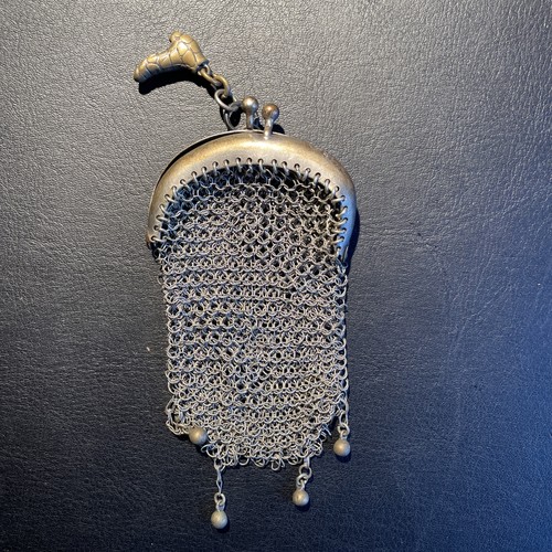 Antique mesh purse - purse, german