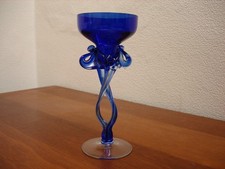 HAND BLOWN ART GLASS COBALT