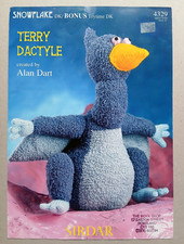 Alan Dart knitting pattern Terry Dactyle Dinosaur - Sirdar leaflet