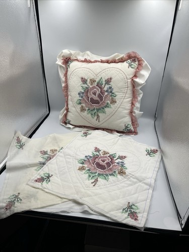Vintage quilted floral - vintage,