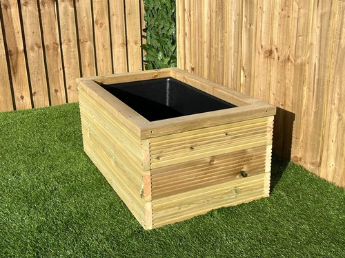 Raised garden pond - garden,
