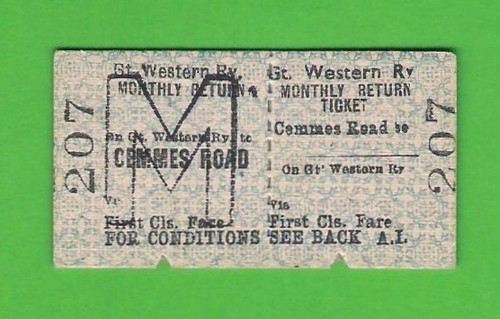 Great western railway - great, ticket