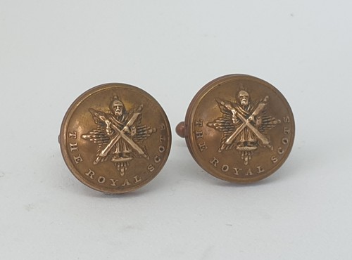 Cufflinks military poppy - military,