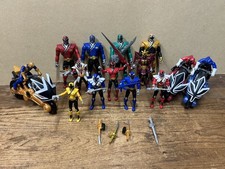 Power Rangers Super Samuri Action Figure Weapons Bullzooka Villain Bundle