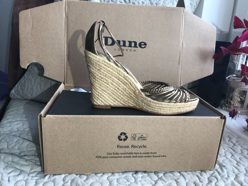 Dune wedge sandal with - , ankle