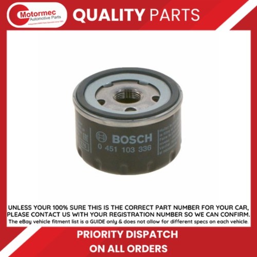 Bosch oil filter 451 - bosch, 336