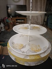 Laura Ashley Hydrangea 3 Tier Cake Stand
