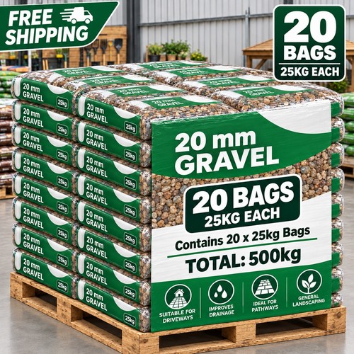 20mm gravel 25kg - 20mm,