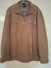 Thomas Nash Beige Jacket Size XL Corded Collar And Cuffs Fair Condition