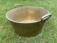 Large Antique Brass Jam Pan