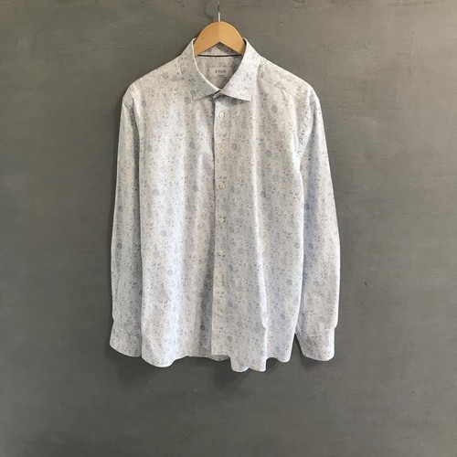 Men eton shirt white - shirt, cotton