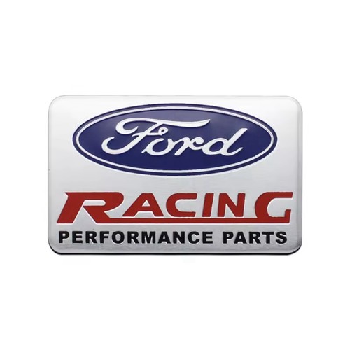 Ford racing aluminum logo - ford, rs
