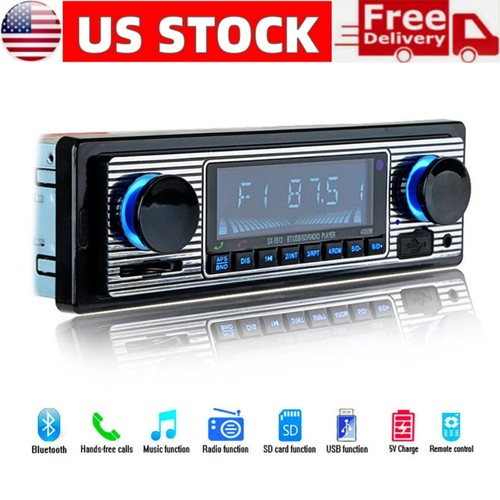 Car stereo bluetooth - retro, fm