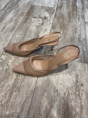 Zara nude mesh - 37, toe