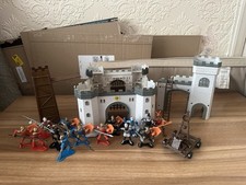 SUPREME VINTAGE SILVER KNIGHT DELUXE CASTLE Incomplete+ 22 ELC Medieval Figures