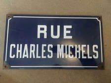 Vintage French Enamel Street