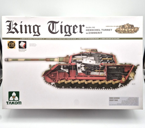 Takom king tiger - heavy, tank
