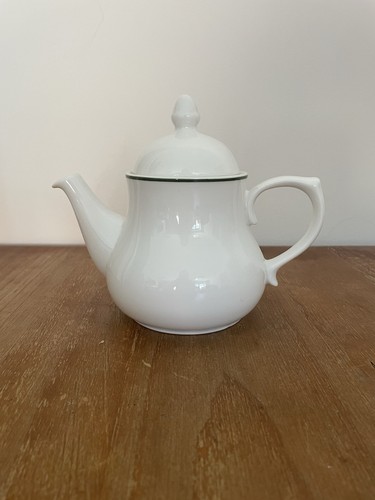 Dudson fine china white teapot - china,