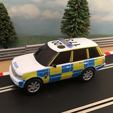 Scalextric 1:32 Car - Police Range Rover C2833 FLASHING LIGHTS & SIREN DRIFT #Y