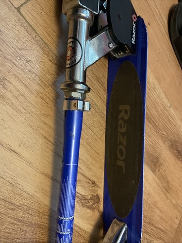 Blue razor scooter - scooter,