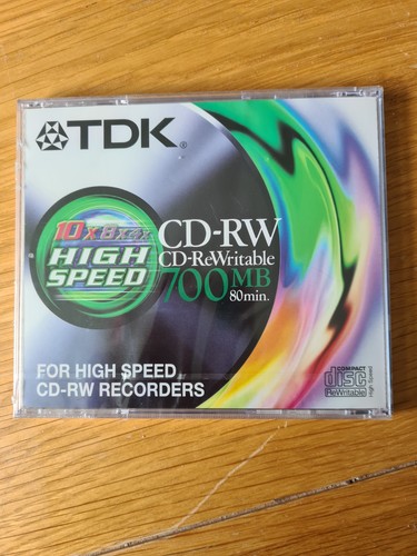 Tdk rewritable 700mb - tdk, cd-rw