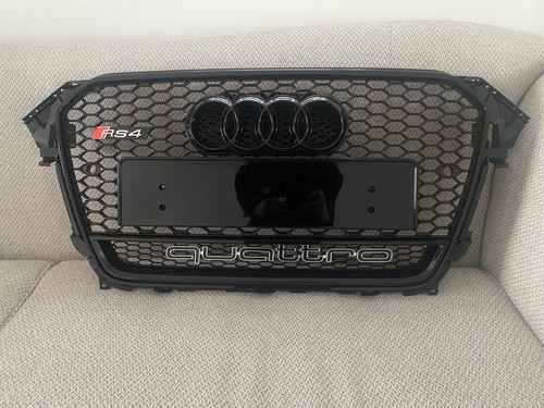 Front honeycomb quattro grille - front,