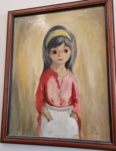 Dessi framed oil painting - framed,