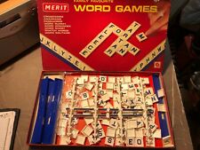  Family word games Made by Merit in England. Crossword - Anagrams 