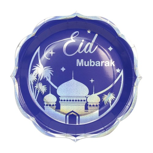 Blue silver foil - &, paper