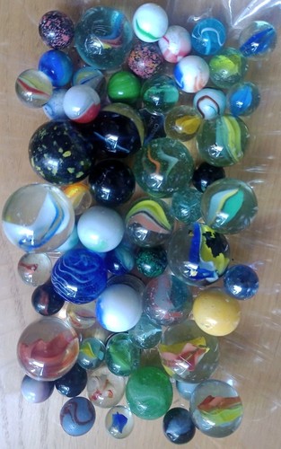 Vintage glass marble job - vintage,