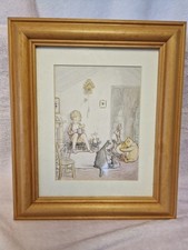 Classic Drawing Original Winnie The Pooh Glass Picture Frame (28cm x 34cm)