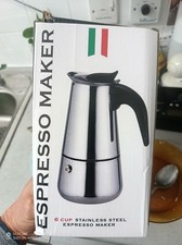 Stainless steel espresso maker - stainless,