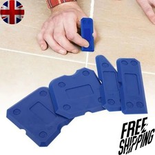 SILICONE CAULK Sealant Spreader Profile Applicator TILE GROUT FUGUE TOOL 4 PCS