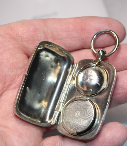 Vintage silver plated double - vintage,