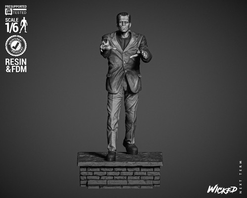Frankenstein unpainted resin - frankenstein,