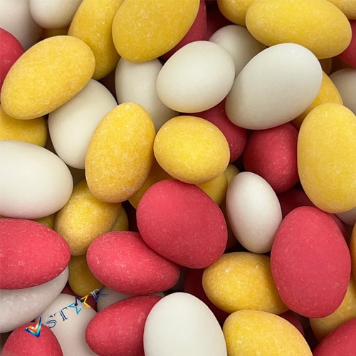 Sugared almonds sweets retro - almonds,