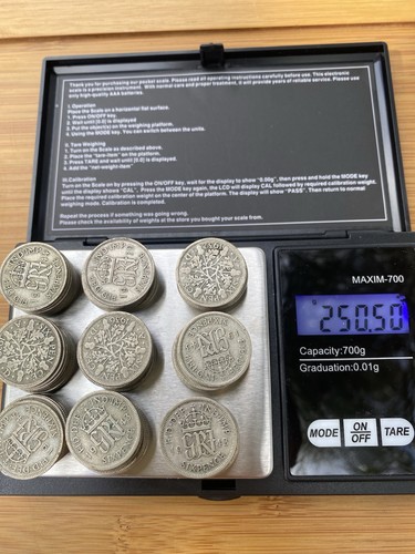 Job lot pre 1947 silver - job, coins