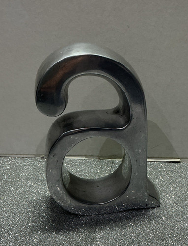 Large heavy silver metal - heavy,