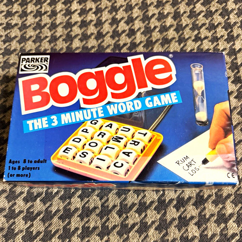 Parker boggle word - word, board