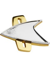 Smiffys Star Trek Voyager Badge Official License Badge with pin Fastening, Secur