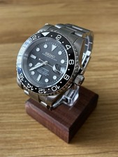 Seiko NH35 Automatic Sub Mod Watch Black Dial, Black Bezel Custom Watch Homage