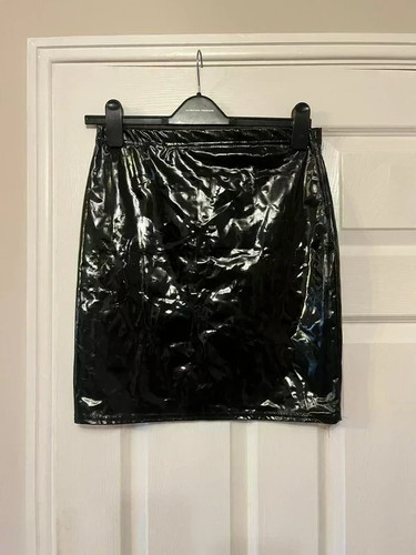 Prettylittlething black pvc - prettylittlething,