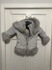 River Island Parka Coat Baby Girl Age 9-12